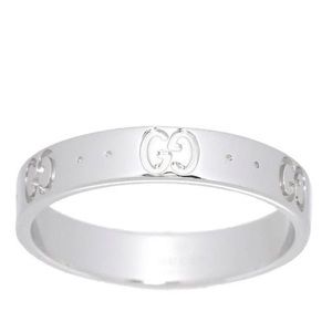 Gucci White Gold Ring